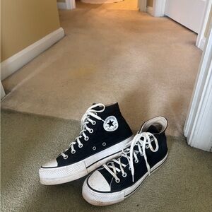 Converse Black and White High-Tops